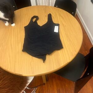 NWT Black Sleeveless Bodysuit - Abercrombie & Fitch - M